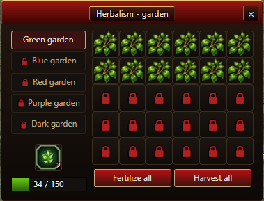 Herbalism system