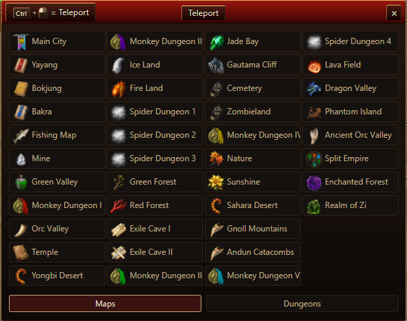 Maps & Dungeons