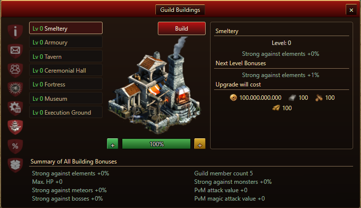 Guild buildings 1